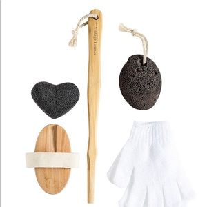 Bundle deal of 3 sets - Dry bath body brushes